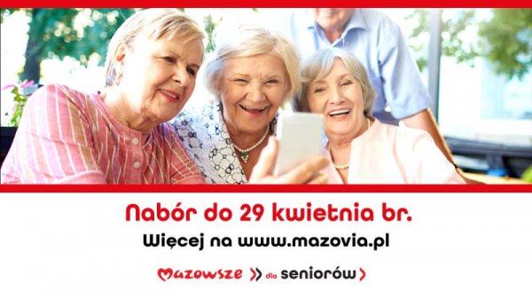 Kolejny program samorządu Mazowsza. Tym razem dla seniorów! 