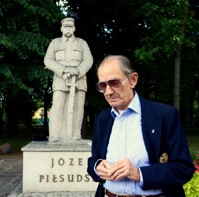 Powstaniec Warszawski Piotr Zwoliński odwiedził Grójec