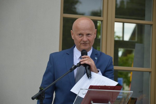 Budynek dawnego dworca kolejki wąskotorowej w Grójcu oficjalnie otwarty po rewitalizacji
