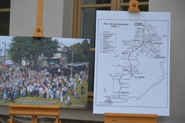 Budynek dawnego dworca kolejki wąskotorowej w Grójcu oficjalnie otwarty po rewitalizacji
