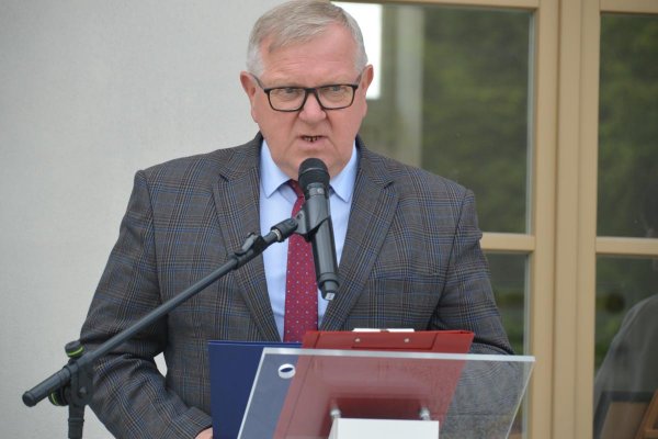 Budynek dawnego dworca kolejki wąskotorowej w Grójcu oficjalnie otwarty po rewitalizacji