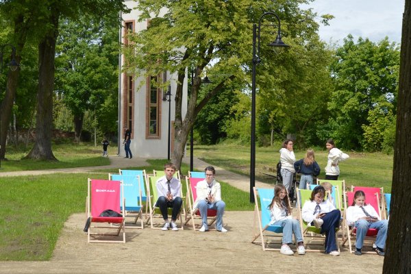 Budynek dawnego dworca kolejki wąskotorowej w Grójcu oficjalnie otwarty po rewitalizacji