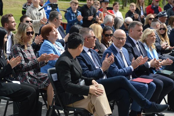 Budynek dawnego dworca kolejki wąskotorowej w Grójcu oficjalnie otwarty po rewitalizacji