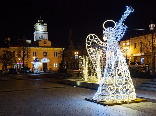 Świąteczne iluminacje w Grójcu 2021