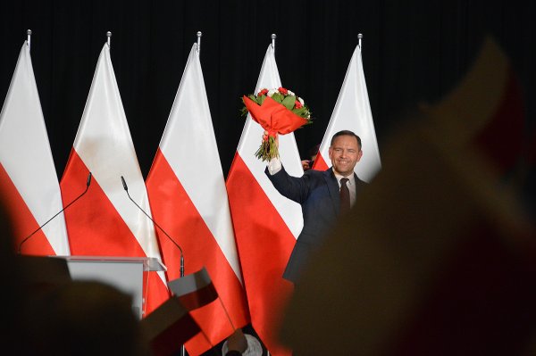 Karol Nawrocki w Grójcu. Tak wyglądało spotkanie z kandydatem na prezydenta Polski