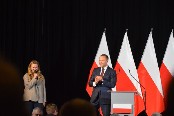 Karol Nawrocki w Grójcu. Tak wyglądało spotkanie z kandydatem na prezydenta Polski