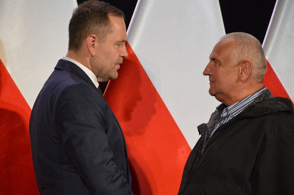Karol Nawrocki w Grójcu. Tak wyglądało spotkanie z kandydatem na prezydenta Polski