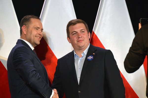 Karol Nawrocki w Grójcu. Tak wyglądało spotkanie z kandydatem na prezydenta Polski