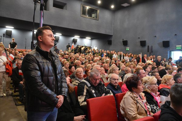 Karol Nawrocki w Grójcu. Tak wyglądało spotkanie z kandydatem na prezydenta Polski