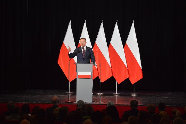 Karol Nawrocki w Grójcu. Tak wyglądało spotkanie z kandydatem na prezydenta Polski