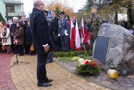 Uroczystość odsłonięcia tablicy Rondo Ryszarda Pietrasa