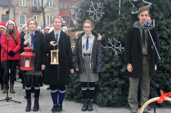 Wigilia na grójeckim rynku 2018