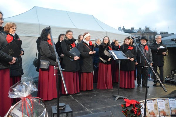 Ognisty finał Wigilii Miejskiej w Grójcu