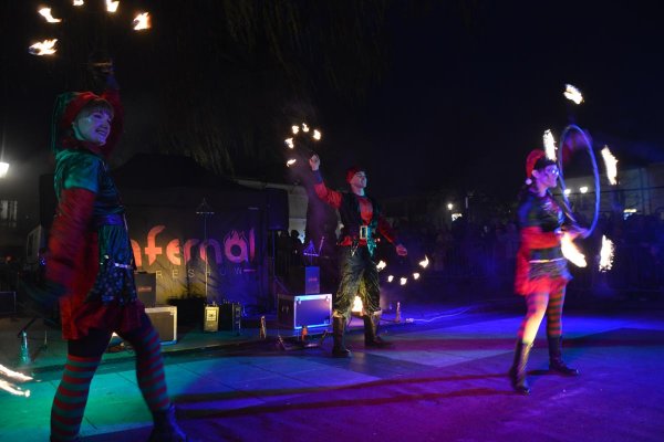 Ognisty finał Wigilii Miejskiej w Grójcu