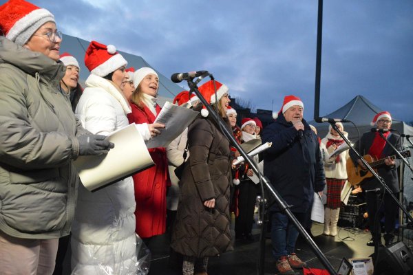 Ognisty finał Wigilii Miejskiej w Grójcu