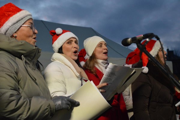 Ognisty finał Wigilii Miejskiej w Grójcu