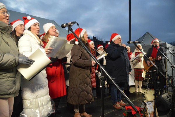Ognisty finał Wigilii Miejskiej w Grójcu