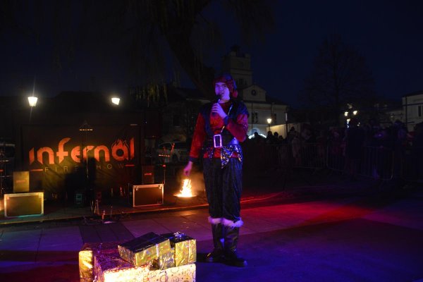 Ognisty finał Wigilii Miejskiej w Grójcu