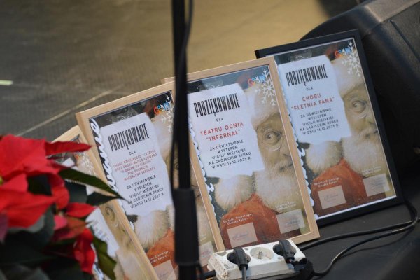 Ognisty finał Wigilii Miejskiej w Grójcu