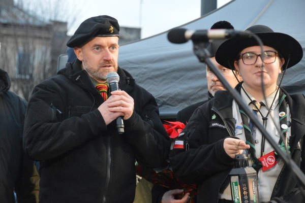 Ognisty finał Wigilii Miejskiej w Grójcu