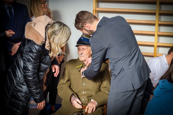 100 urodziny mjr Stanisława Zięby żołnierza Armii Krajowej Obwodu Głuszec-Grójec