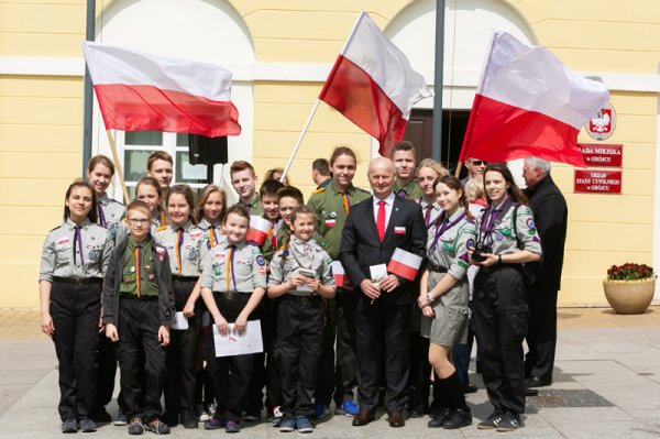 Dzień Flagi Rzeczypospolitej Polskiej w Grójcu