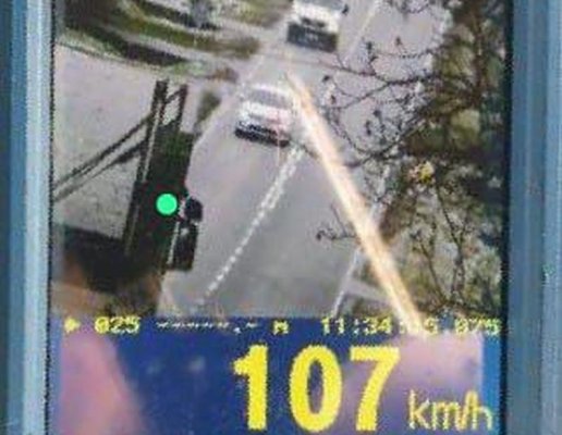 Młody kierowca otrzymał 1500 zł mandatu i 13 pkt. karnych
