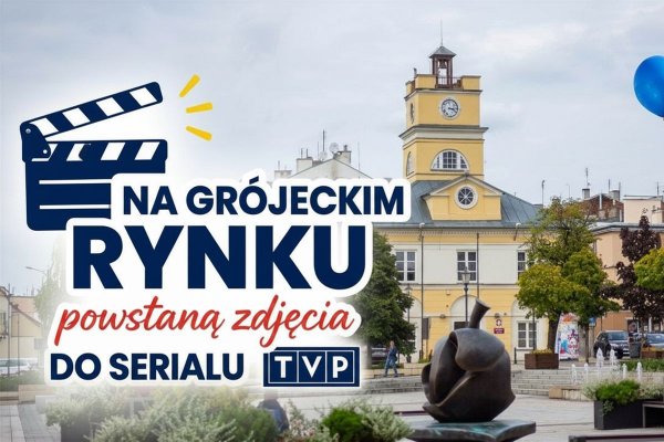 Zdjęcia do serialu TVP na grójeckim rynku