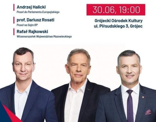 Halicki, Rosati i Rajkowski w Grójcu