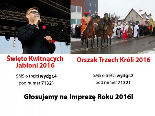 ŚKJ lub OTK ma szansę zostać Imprezą Roku 2016!