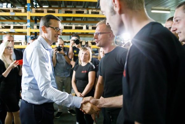 Premier Morawiecki w Grójcu (VIDEO)