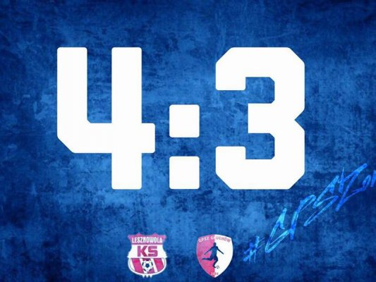 Lesznowola wygrywa w derbach z Głuchowem 4:3 