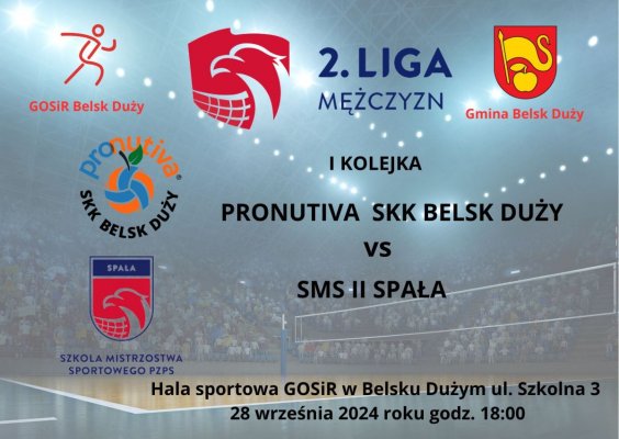 Siatkarze ProNutiva SKK Belsk Duży zadebiutują w II lidze!
