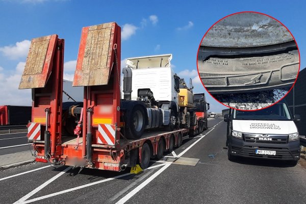 Niebezpieczny transport zatrzymany na trasie S7 pod Grójcem