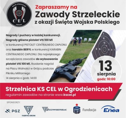 Zawody strzeleckie z okazji Święta Wojska Polskiego
