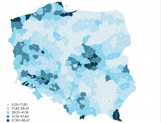 Uchodźcy z Ukrainy. Powiat grójecki na pierwszym miejscu w Polsce