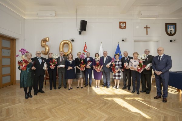 Pięć dekad wspólnego życia! Otrzymali medale od burmistrza Grójca