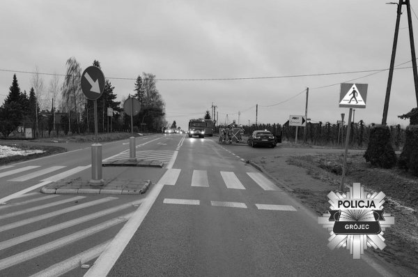 Śmiertelny wypadek w Łęczeszycach. Autobus potrącił na pasach pieszego