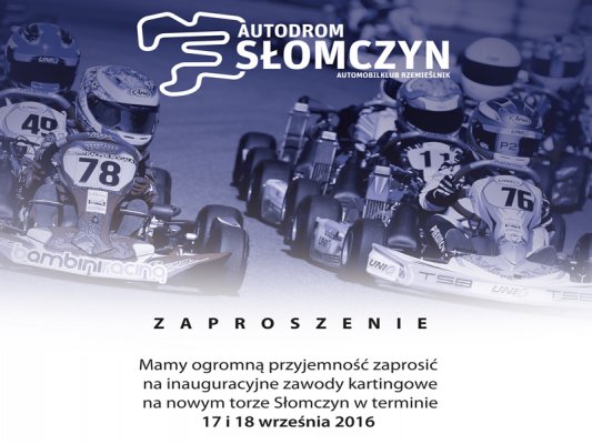 Pierwsze zawody na nowym torze w Słomczynie