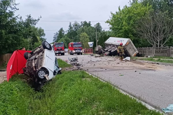 Tragiczny wypadek pod Nowym Miastem nad Pilicą 