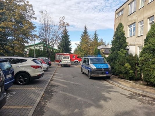 Alarm bombowy w przedszkolu przy ul. Laskowej