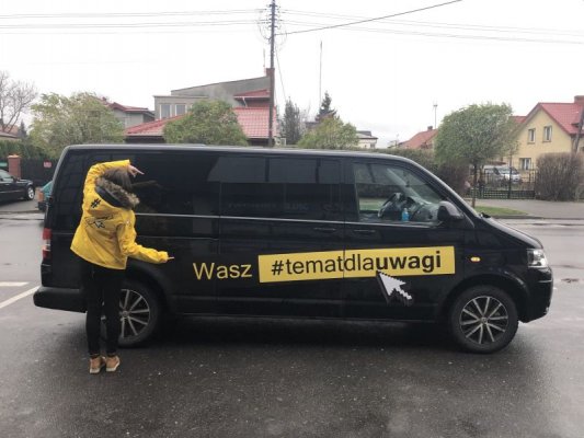 Bus #tematdlauwagi w Grójcu i Warce