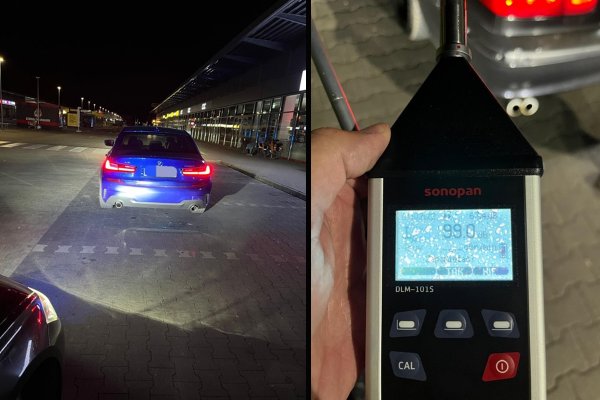 Nocne działania drogówki w Grójcu. Zatrzymano kilkanaście uciążliwych samochodów