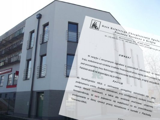 KRUS Grójec ostrzega rolników
