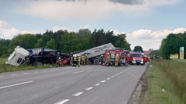 PILNE! Makabryczny wypadek na DK50. Na miejscu helikopter LPR
