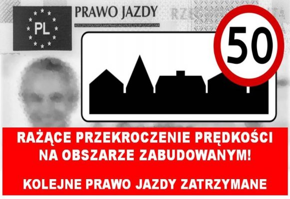 Pędził 130 km/h w terenie zabudowanym