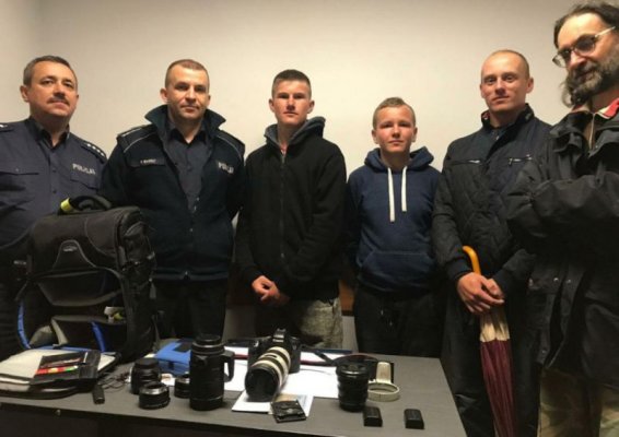 Dzięki postawie nastolatków, cenny sprzęt wrócił do właściciela