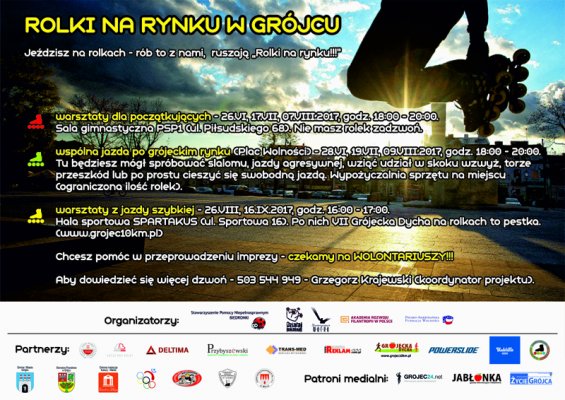 „ROLKI NA RYNKU” w Grójcu