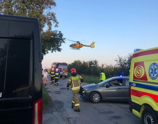 Dramatyczny wypadek! Jadące quadem dziecko zostało potrącone przez busa