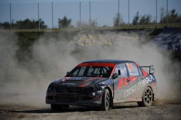 Pierwsze podium Piotra Czekańskiego w zawodach rallycross